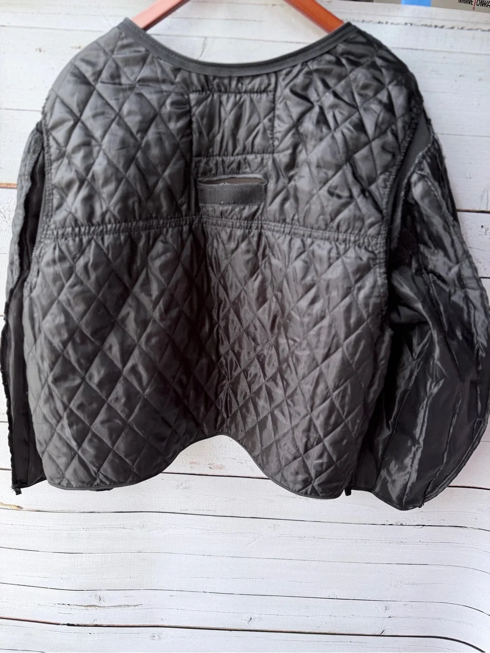 Vintage Judy’s Leather Quilted Jacket Liner